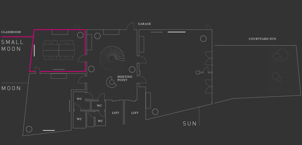 SMALL MOON Floor plan Hotel Josef
